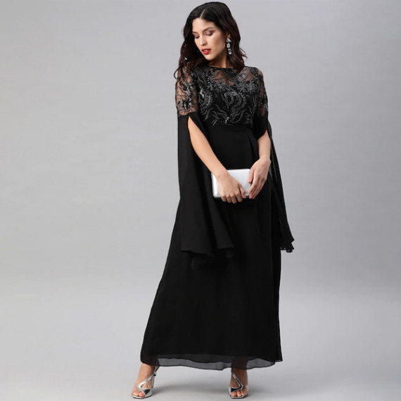 https://www.goldensgrove.in/products/black-embellished-slit-sleeves-maxi-dress