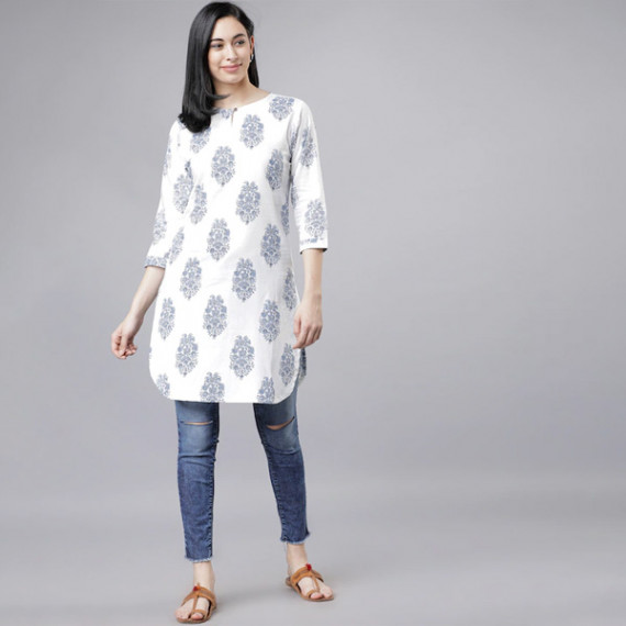 https://www.goldensgrove.in/products/white-blue-printed-tunic