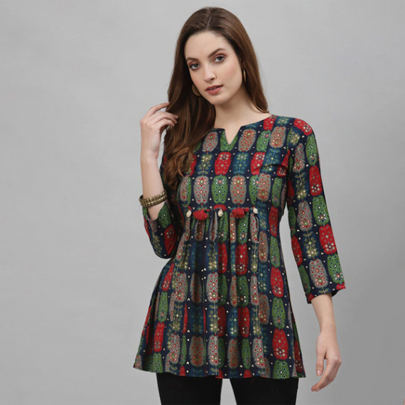 https://www.goldensgrove.in/products/blue-green-viscose-rayon-printed-tunic