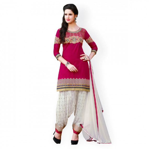https://www.goldensgrove.in/products/pink-white-embroidered-cotton-unstitched-dress-material-1