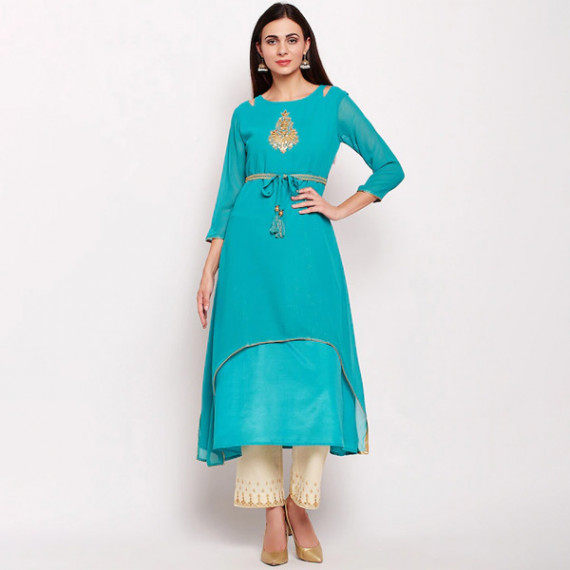 https://www.goldensgrove.in/products/women-teal-embroidered-kurta