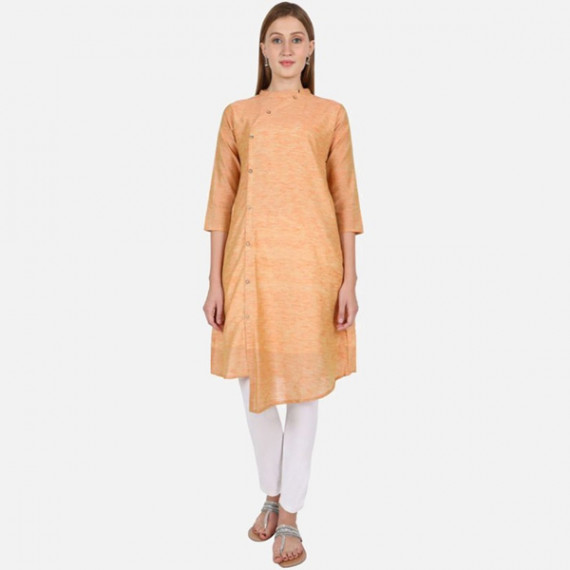 https://www.goldensgrove.in/products/women-orange-solid-a-line-cotton-kurta