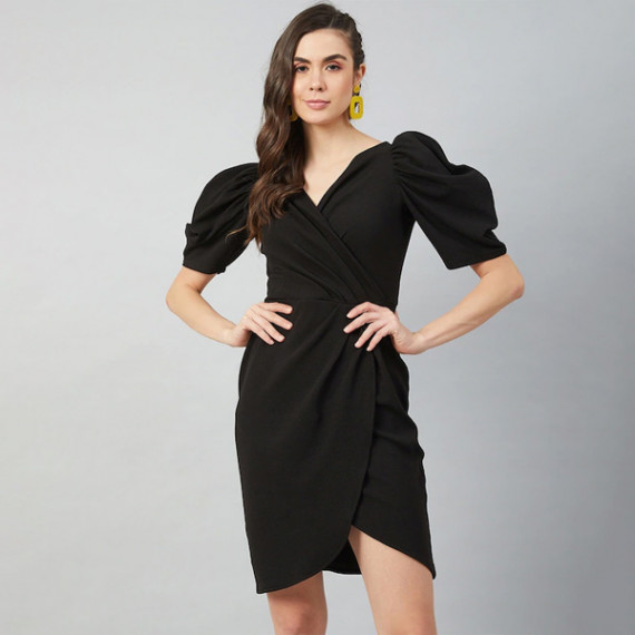 https://www.goldensgrove.in/products/black-tulip-wrap-dress-with-volume-sleeves