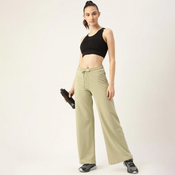 https://www.goldensgrove.in/products/women-olive-green-solid-cotton-wide-leg-track-pants