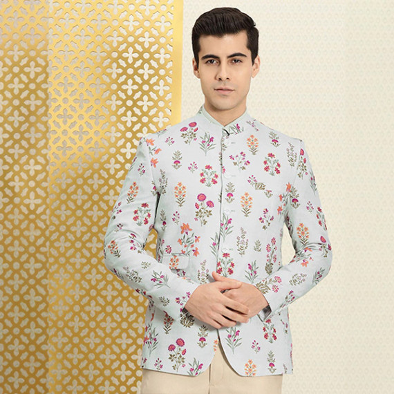 https://www.goldensgrove.in/products/men-grey-purple-floral-print-bandhgala-jashn-blazer