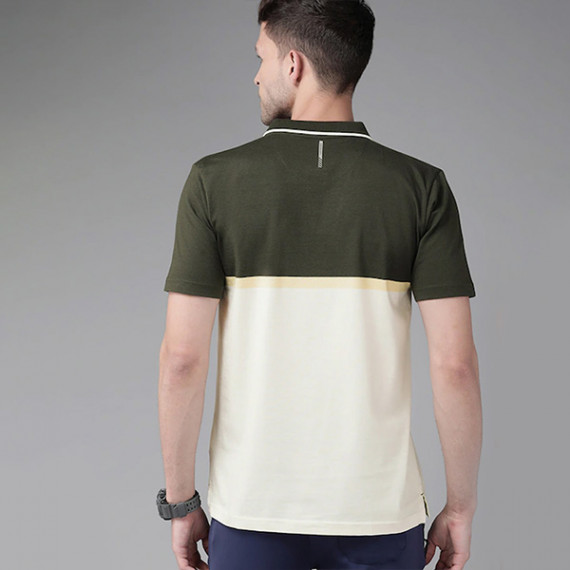 https://www.goldensgrove.in/products/men-olive-green-yellow-colourblocked-polo-collar-active-fit-t-shirt