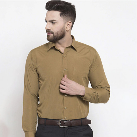 https://www.goldensgrove.in/products/men-khaki-slim-fit-solid-formal-shirt
