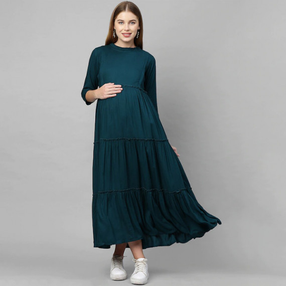 https://www.goldensgrove.in/products/teal-green-maternity-maxi-nursing-dress