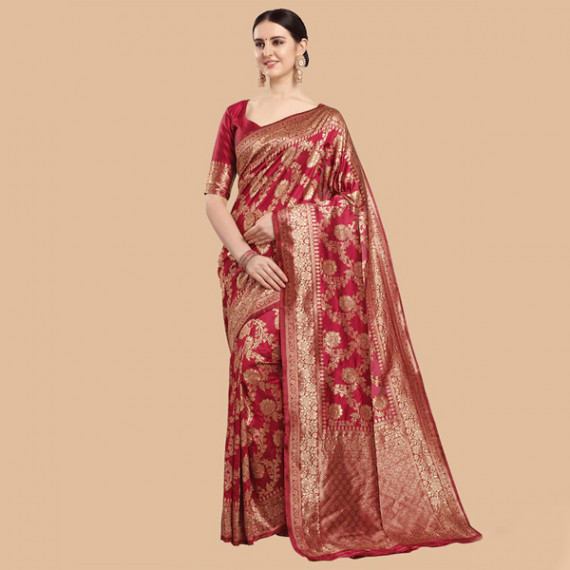 https://www.goldensgrove.in/products/maroon-gold-ethnic-motifs-zari-silk-blend-banarasi-saree
