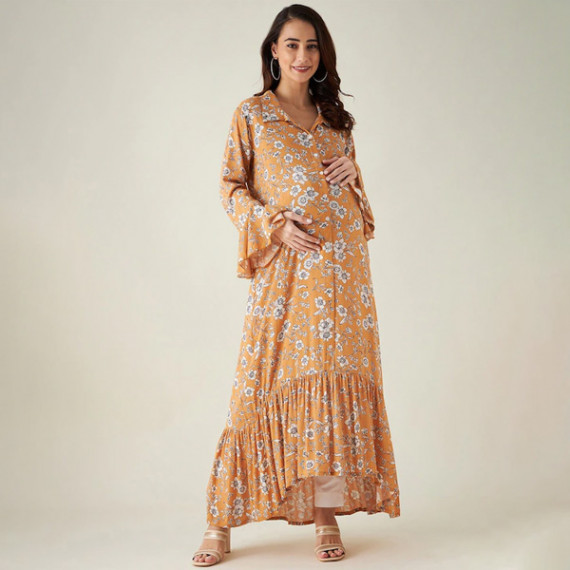 https://www.goldensgrove.in/products/floral-maternity-shirt-maxi-dress