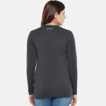 Solid Merino Wool & Bamboo Full Sleeves Thermal Tops