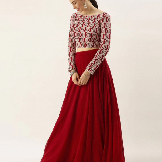 https://www.goldensgrove.in/products/maroon-embroidered-thread-work-ready-to-wear-lehenga-blouse-with-dupatta